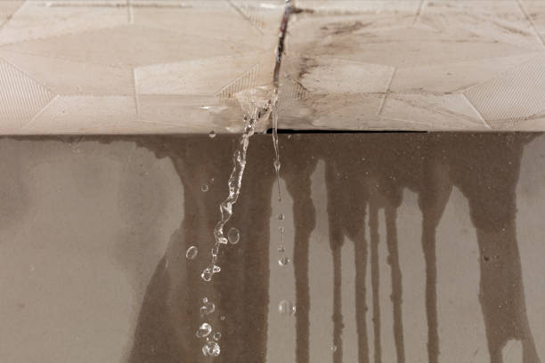 Professional Sewage Cleanup technician working in Exeter, RI